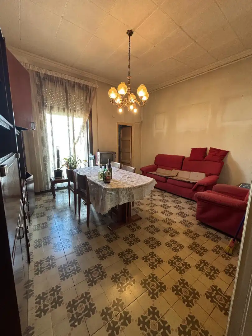 Sala de estar de Ático en venta en Mataró con Trastero, Amueblado y Horno