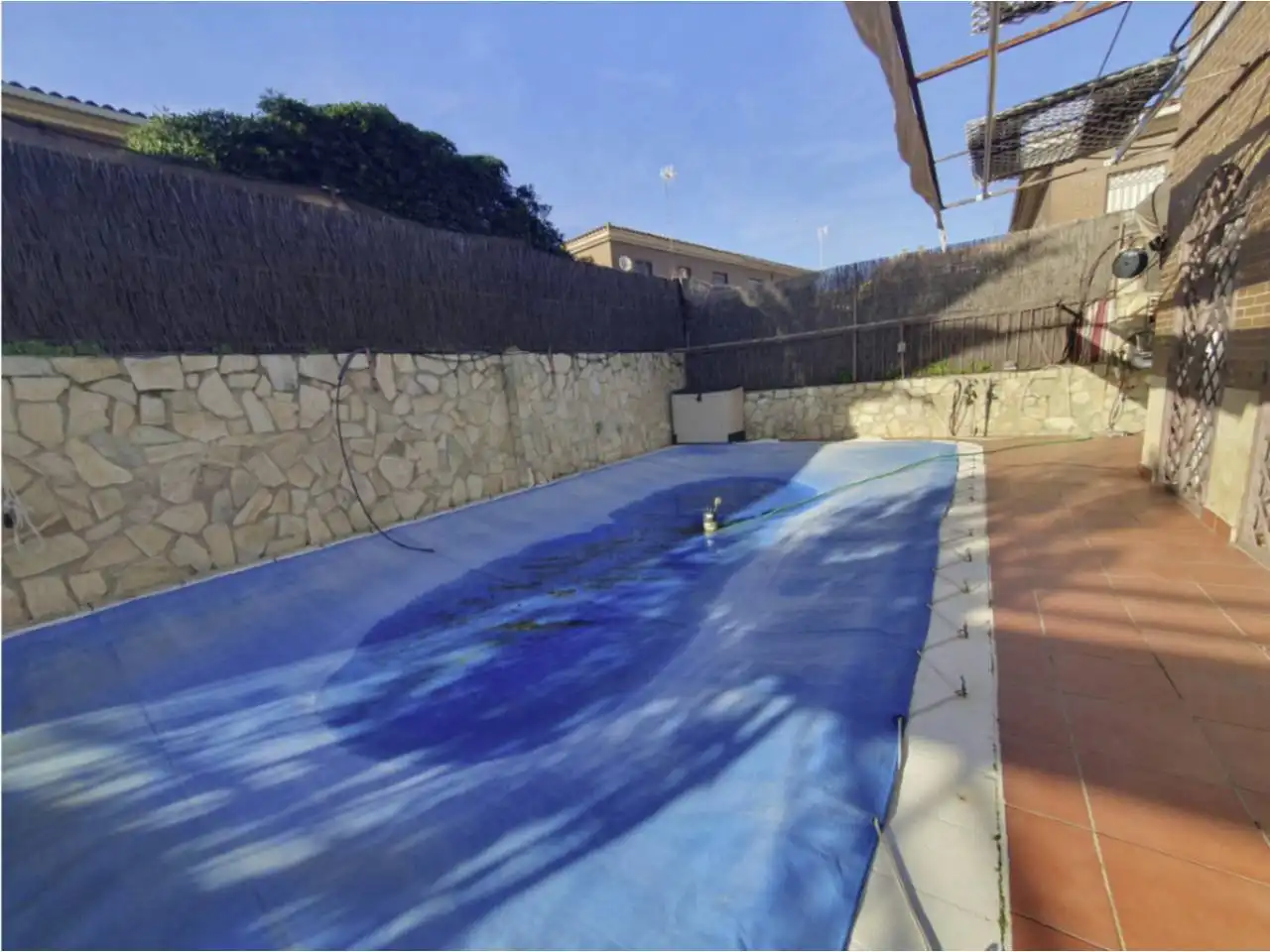 Piscina de Casa o xalet en venda en Badajoz amb Calefacció, Jardí privat i Terrassa