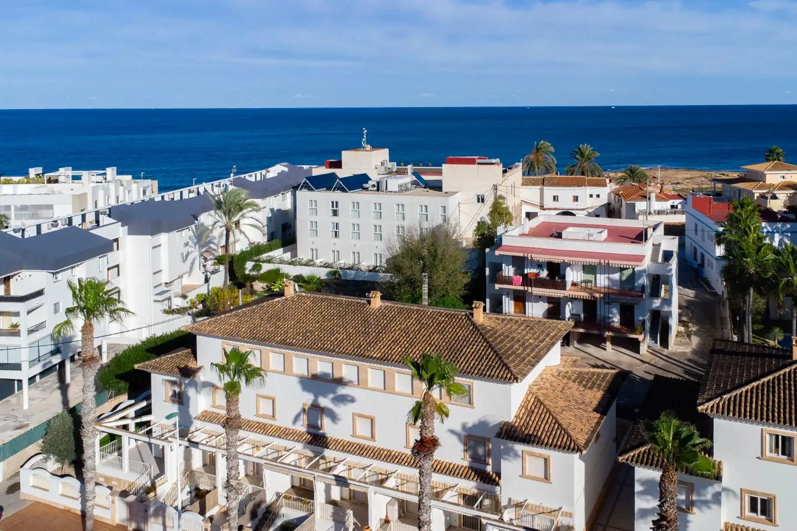 Vista exterior de Casa adosada en venta en Jávea / Xàbia con Aire acondicionado, Calefacción y Jardín privado