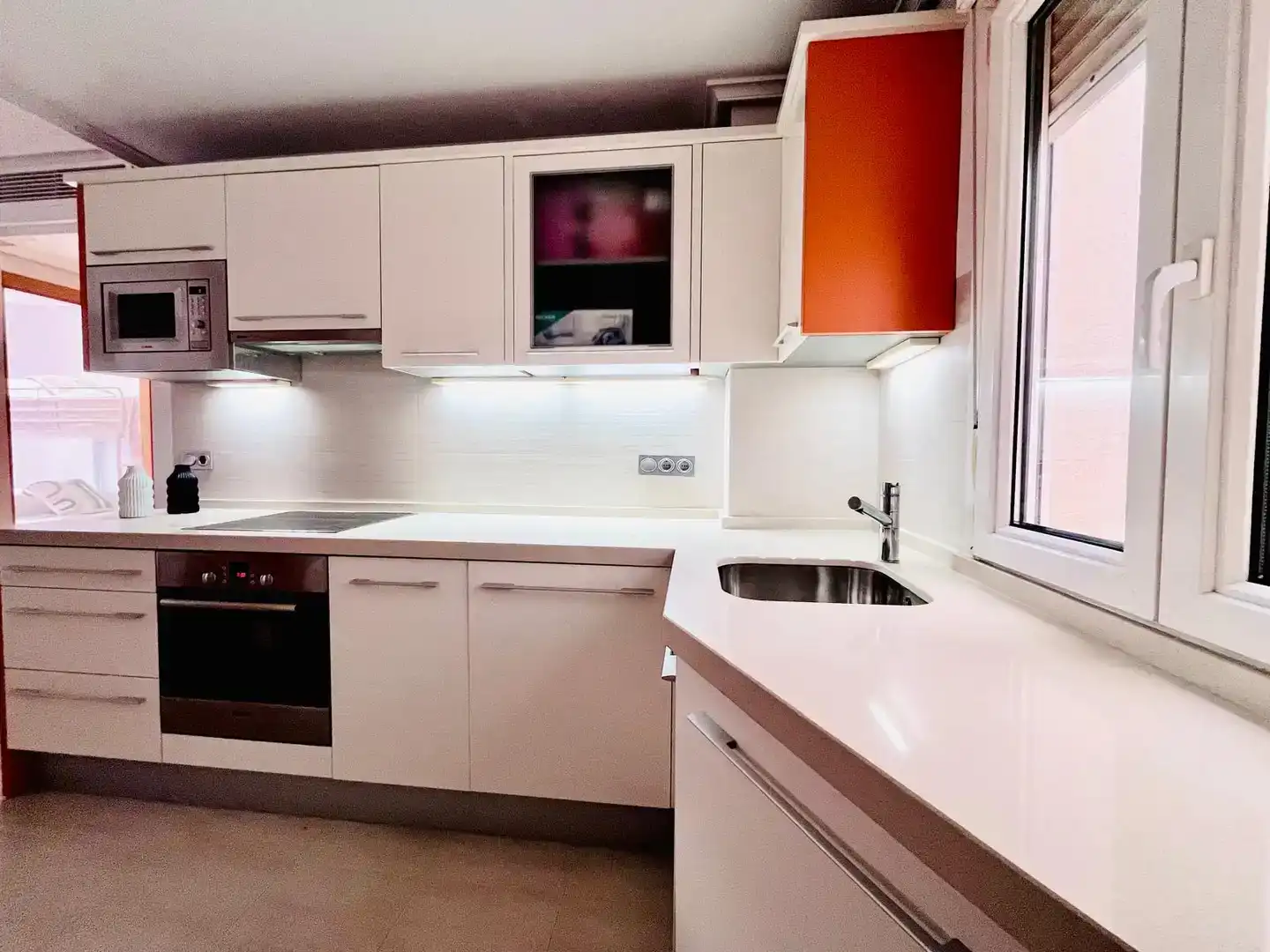 Küche von Wohnung zur Miete in Águilas mit Klimaanlage und Balkon