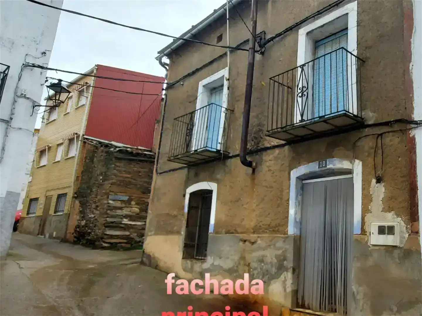 Vista exterior de Casa adosada en venda en Marchagaz amb Traster