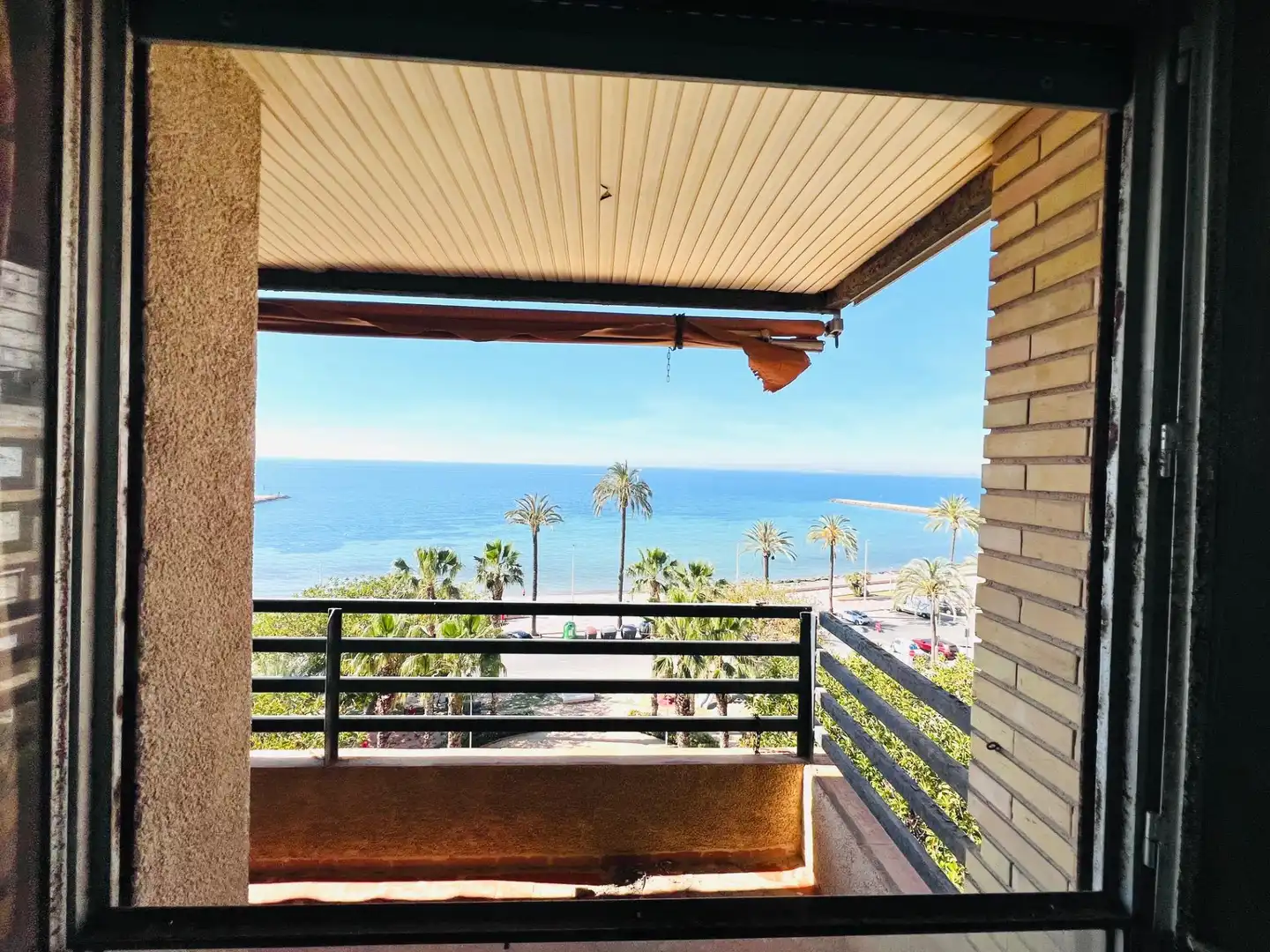 Terrasse von Wohnung zum Verkauf in Santa Pola mit Privatgarten und Terrasse