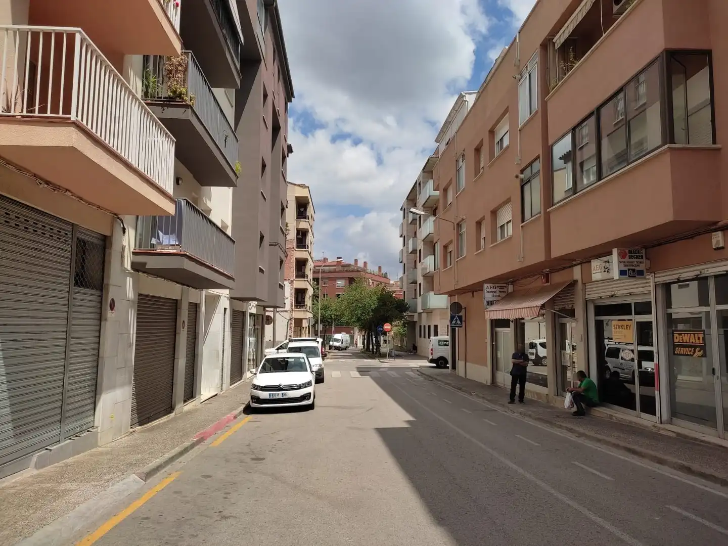 Exterior view of Garage for rent in Girona