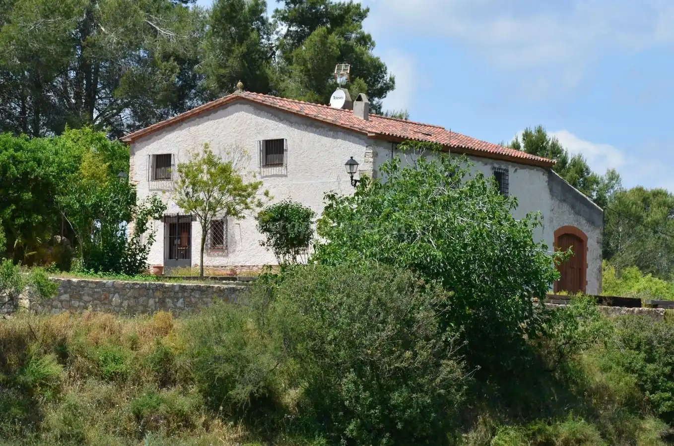 Vista exterior de Finca rústica en venta en El Catllar  con Calefacción, Jardín privado y Terraza