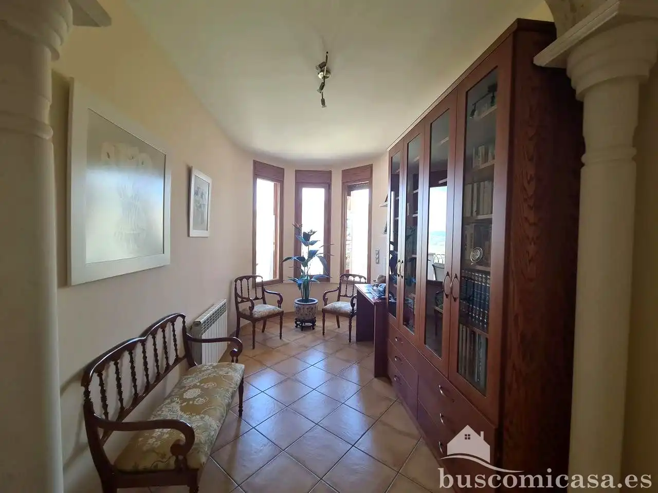 Sala d'estar de Casa o xalet en venda en Huelma amb Aire condicionat, Calefacció i Jardí privat