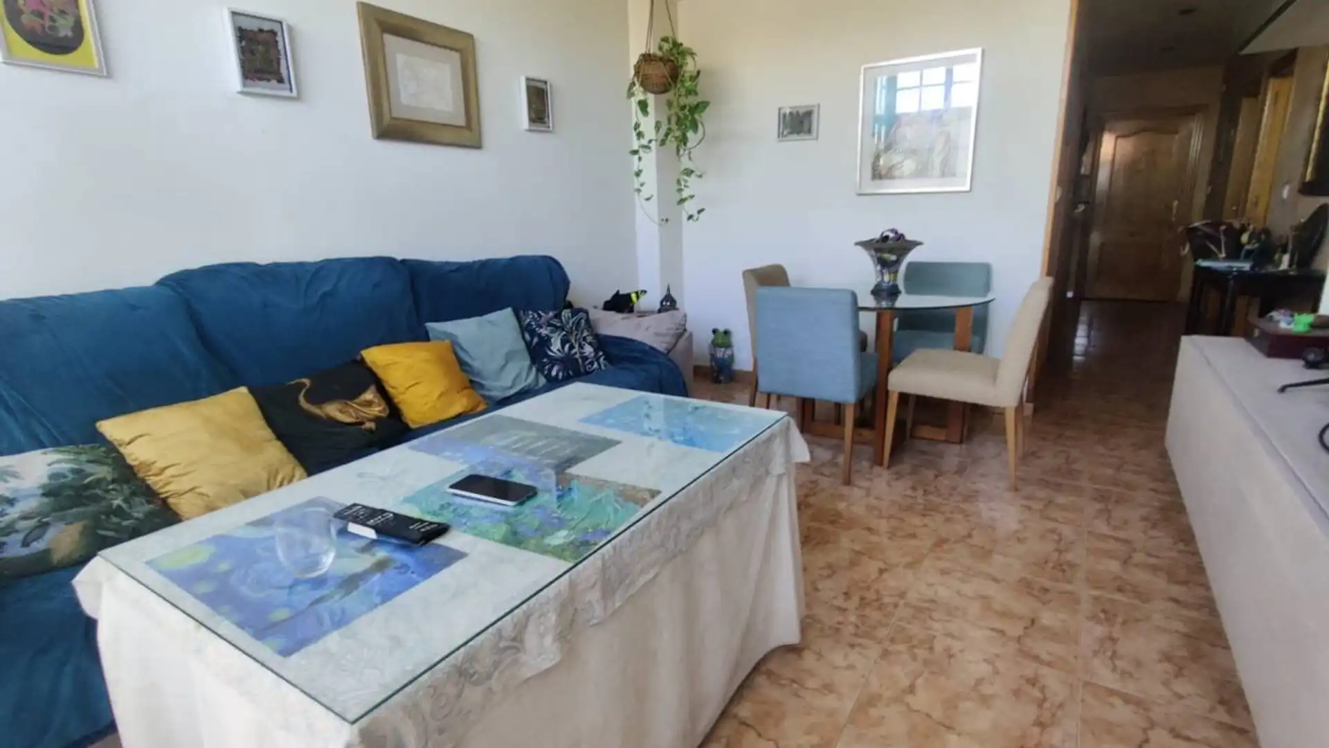 Living room of Flat for sale in  Murcia Capital  with Air Conditioner and Furnished