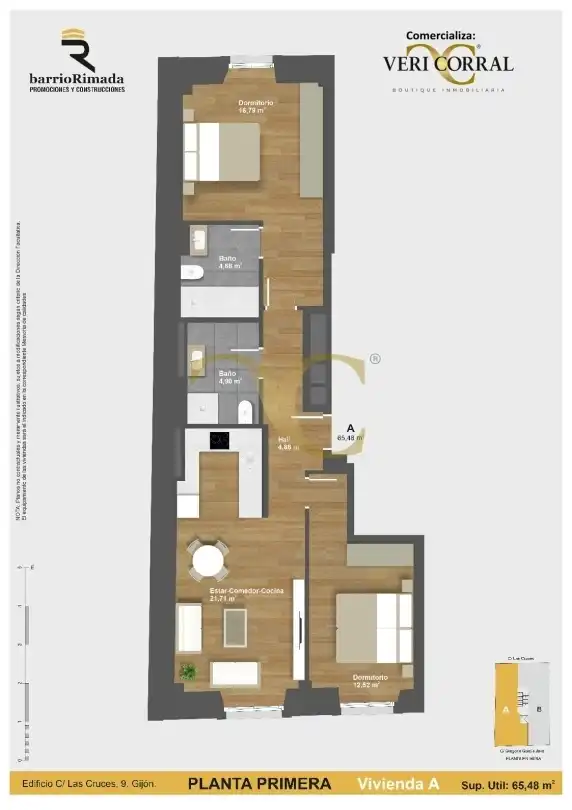 Wohnung mit Aufzug zum Verkauf in Calle de las Cruces, imagen 17