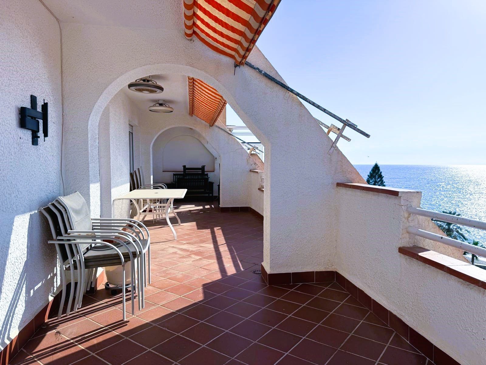 Terrasse von Wohnung zum verkauf in Gualchos mit Klimaanlage, Terrasse und Abstellraum