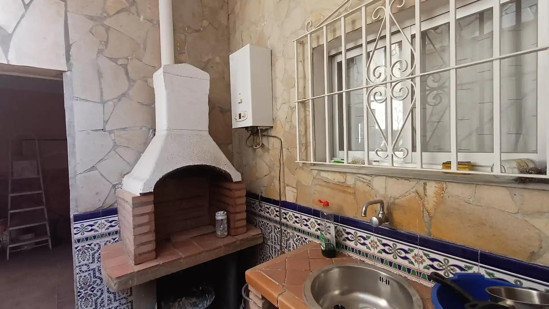 Cocina de Casa o chalet en venta en Algeciras con Aire acondicionado
