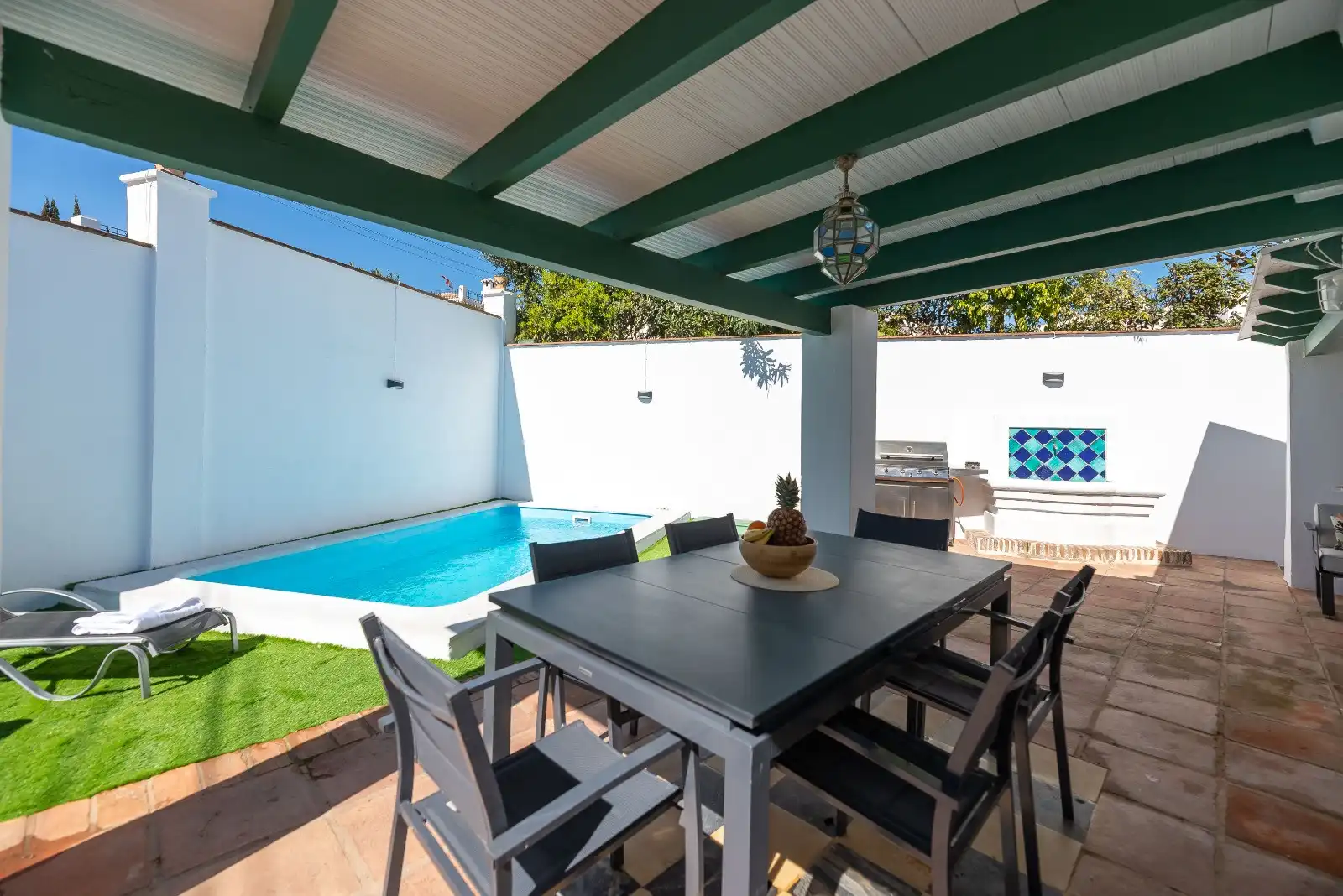 Terraza de Casa o chalet en venta en Marbella con Aire acondicionado, Calefacción y Jardín privado