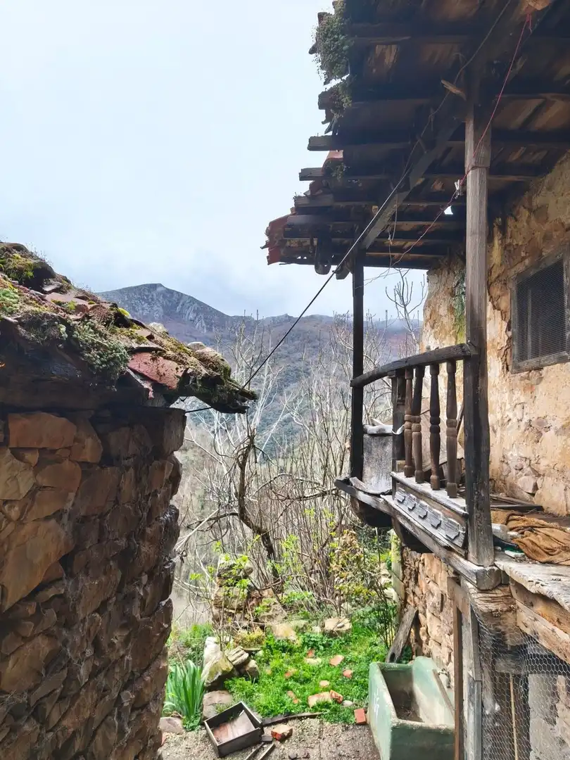 Terraza de Casa o chalet en venta en Proaza con Piscina