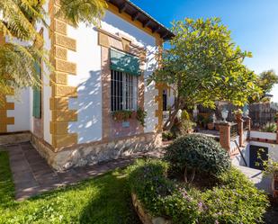 Exterior view of Single-family semi-detached for sale in Málaga Capital  with Air Conditioner, Heating and Private garden