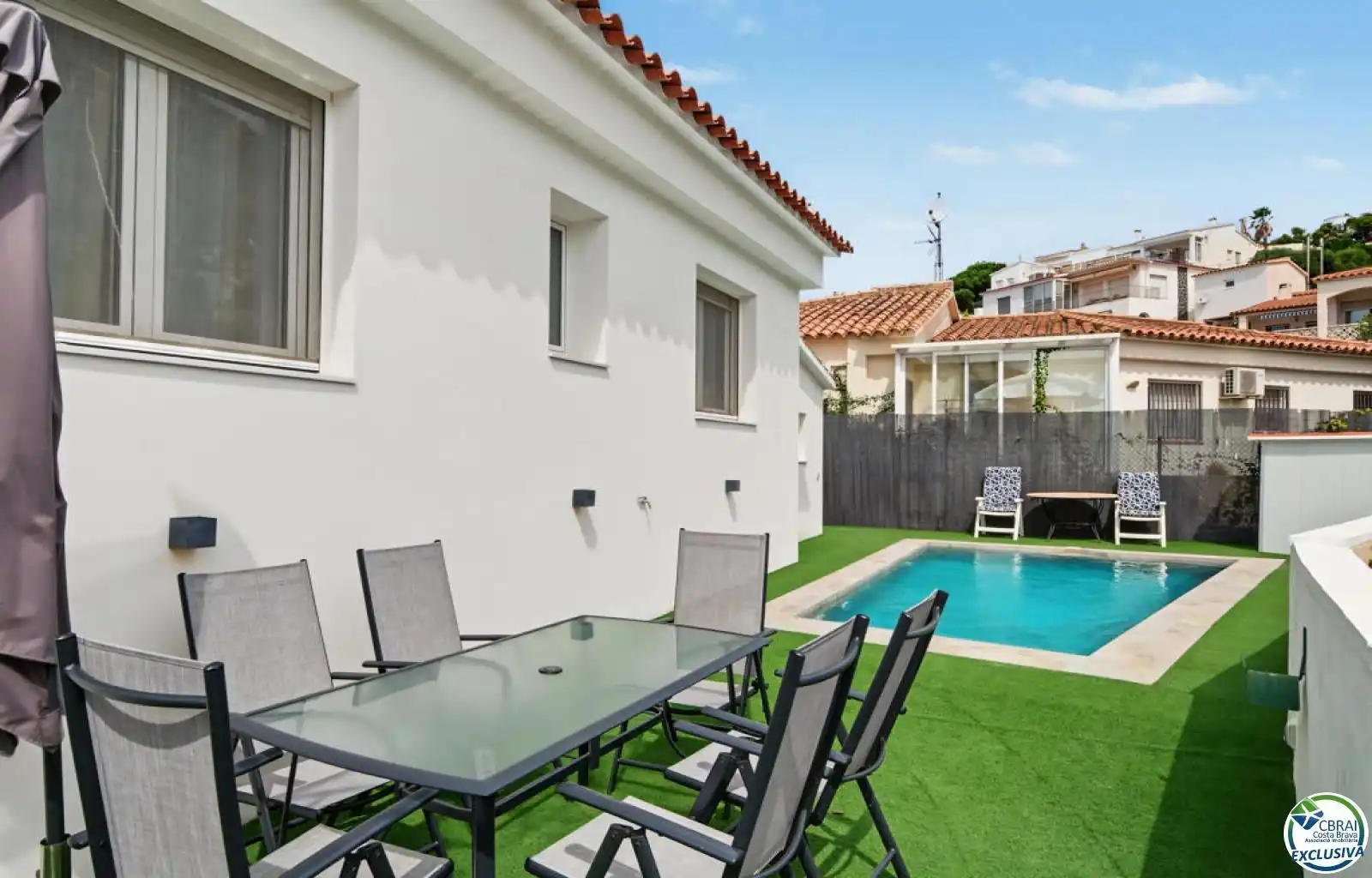 Terrace of Houses for sale in Roses  with Air Conditioner, Storage room and Swimming Pool