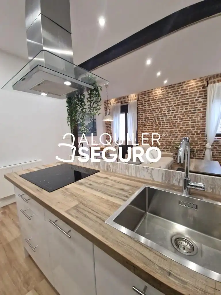 Kitchen of Flat for rent in Barakaldo   with Heating, Terrace and Furnished