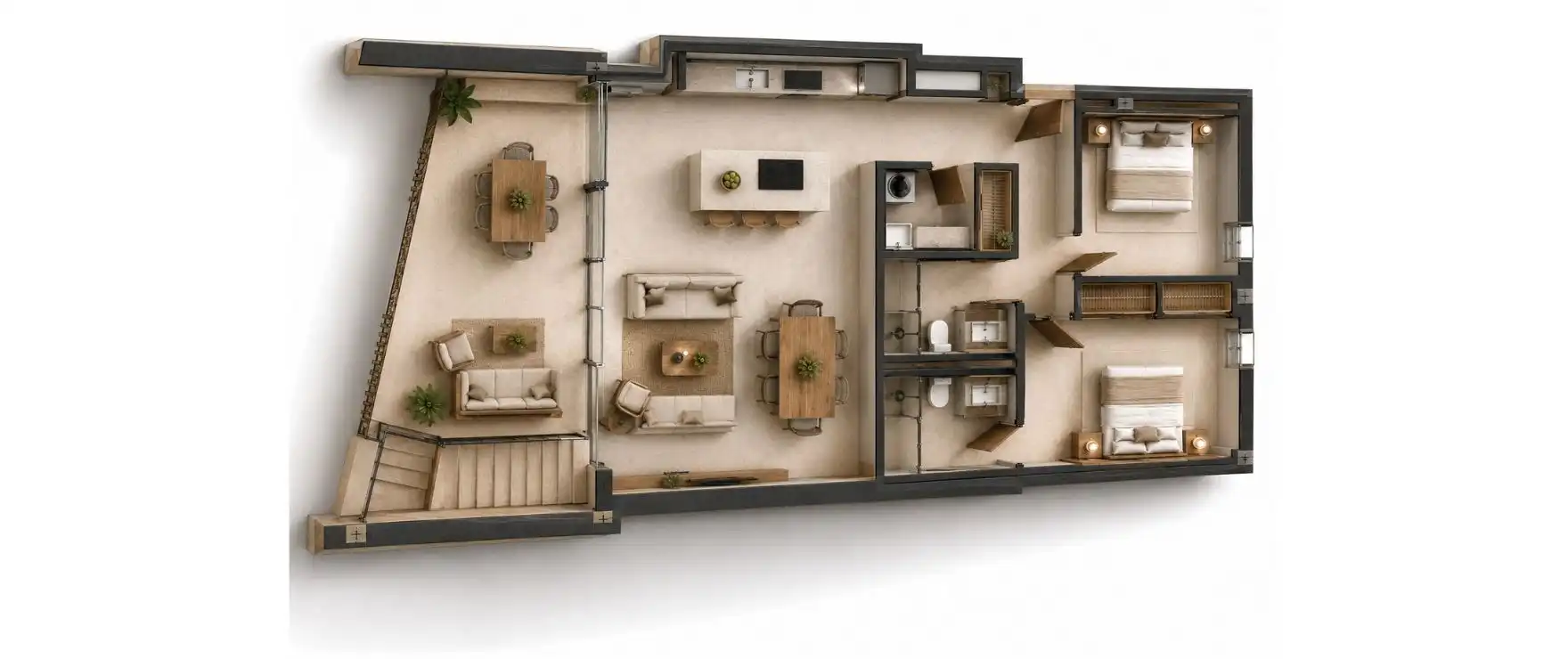 Apartamento en venta en Fígols con Aire acondicionado, Calefacción y Jardín privado