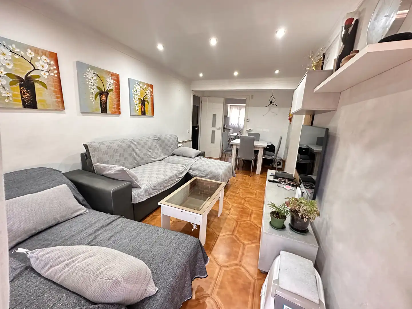 Wohnzimmer von Wohnung zur Miete in Cuenca mit Heizung, Terrasse und Möbliert