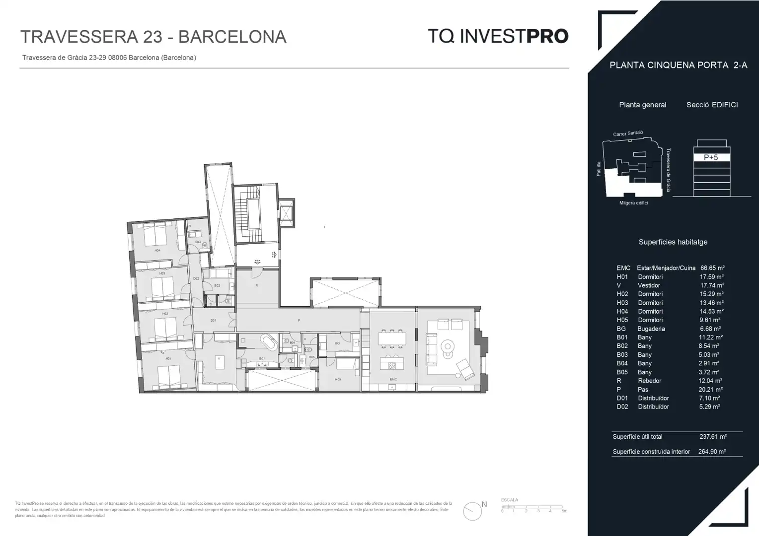 Wohnung mit Aufzug zum Verkauf in Travessera de Gràcia 23, imagen 16