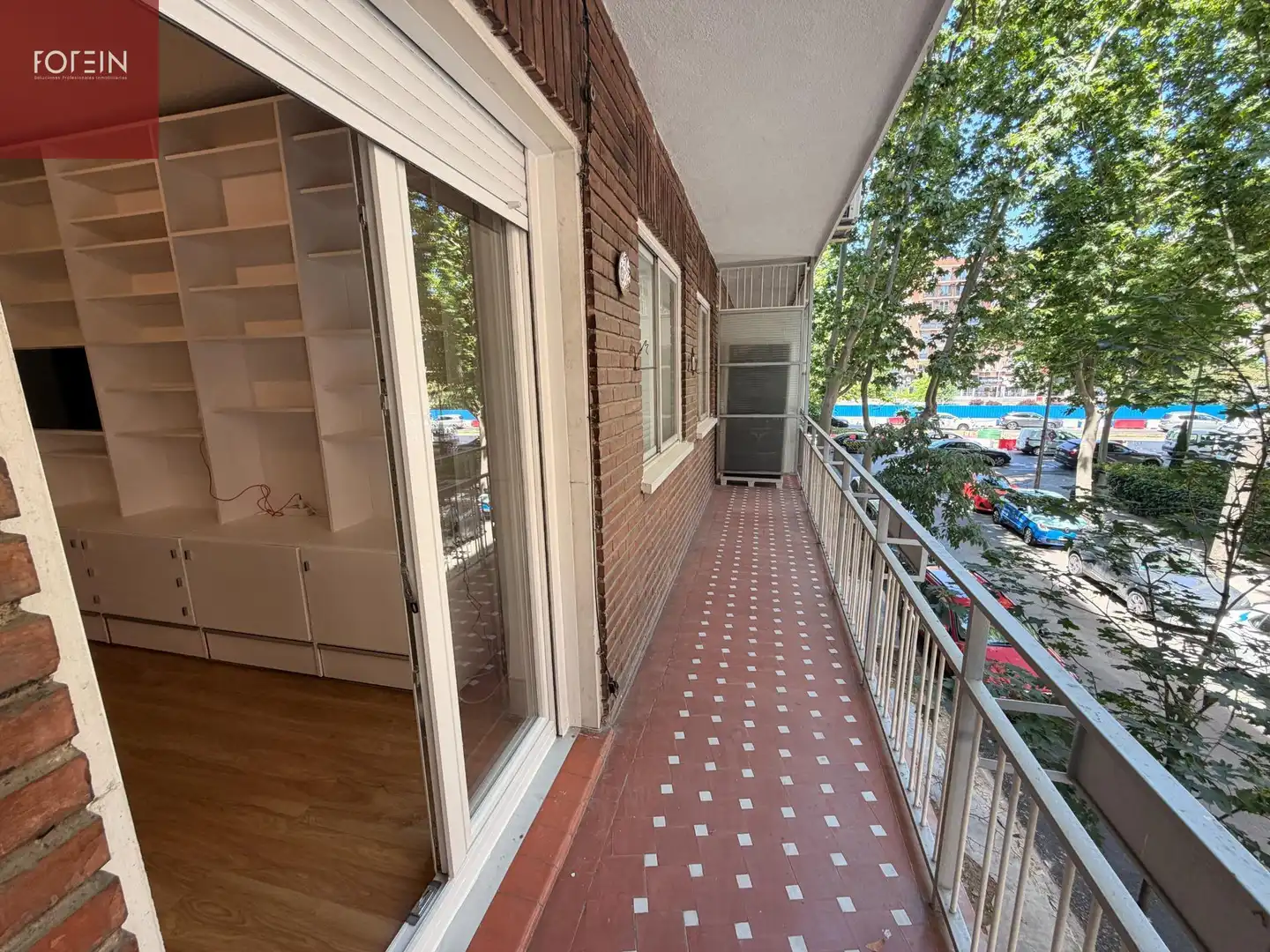 Balcony of Flat for rent in Madrid  with Heating, Terrace and Storage room
