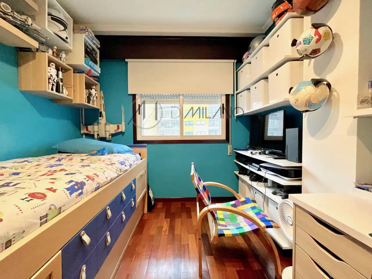 Bedroom of Flat for sale in Vigo   with Heating and Parquet flooring