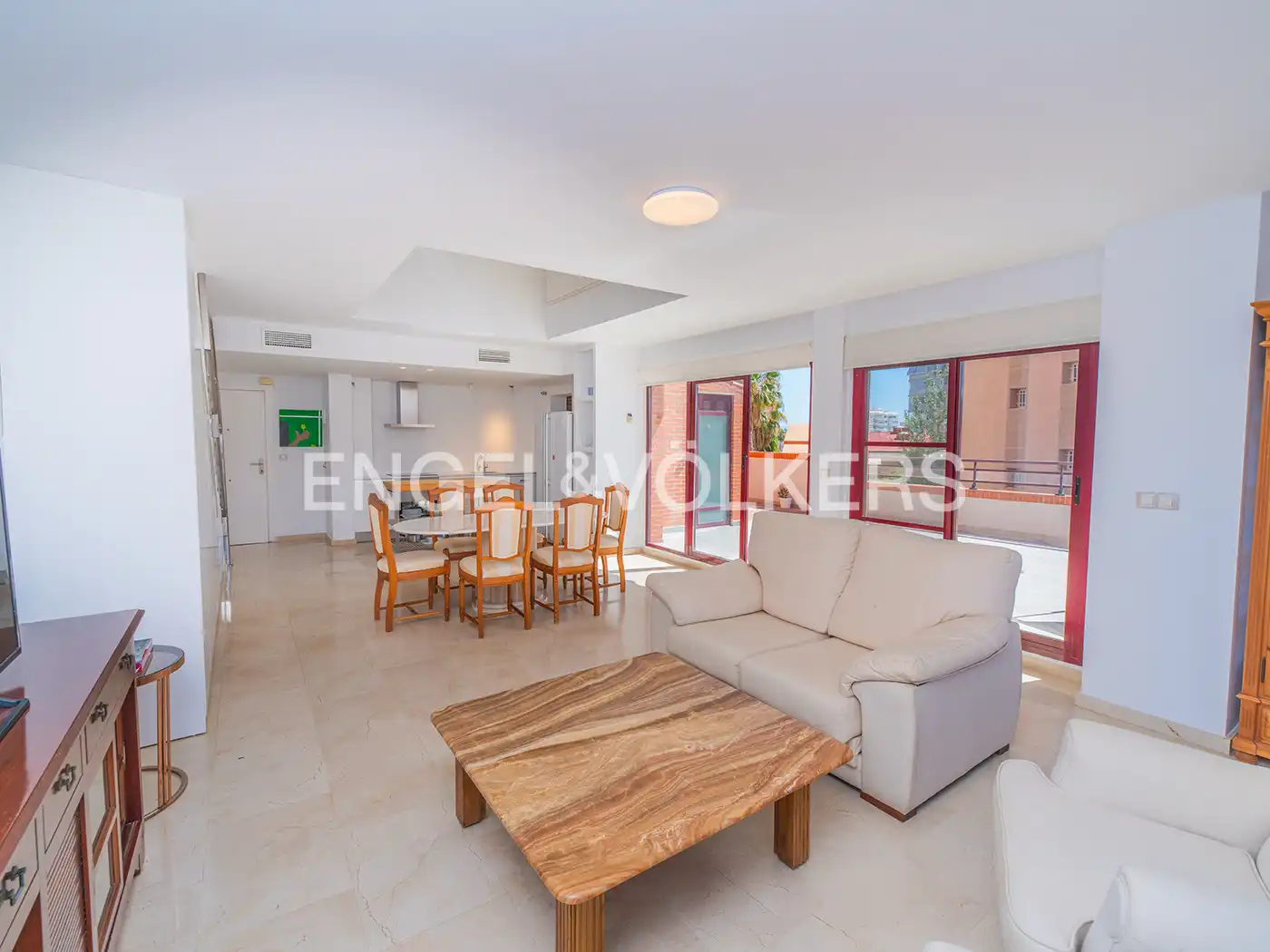 Sala d'estar de Dúplex de lloguer en Alicante / Alacant amb Aire condicionat, Calefacció i Terrassa