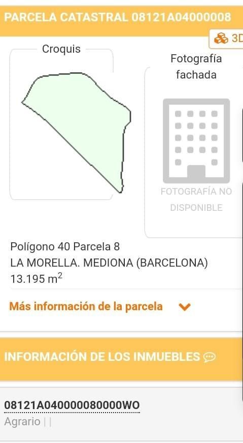 Terreno en venta en Mediona