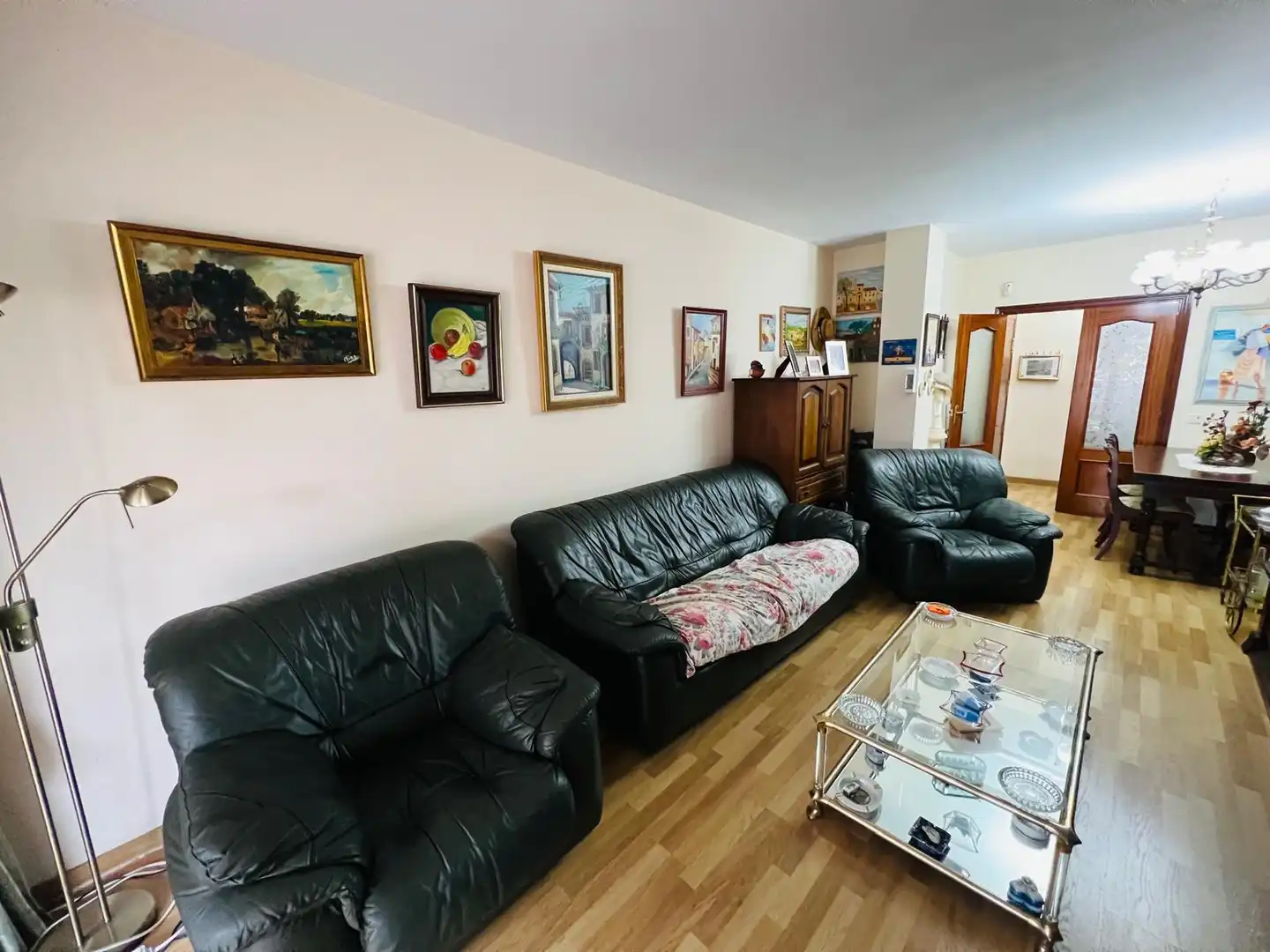 Living room of Apartments for sale in Cunit  with Heating, Parquet flooring and Terrace