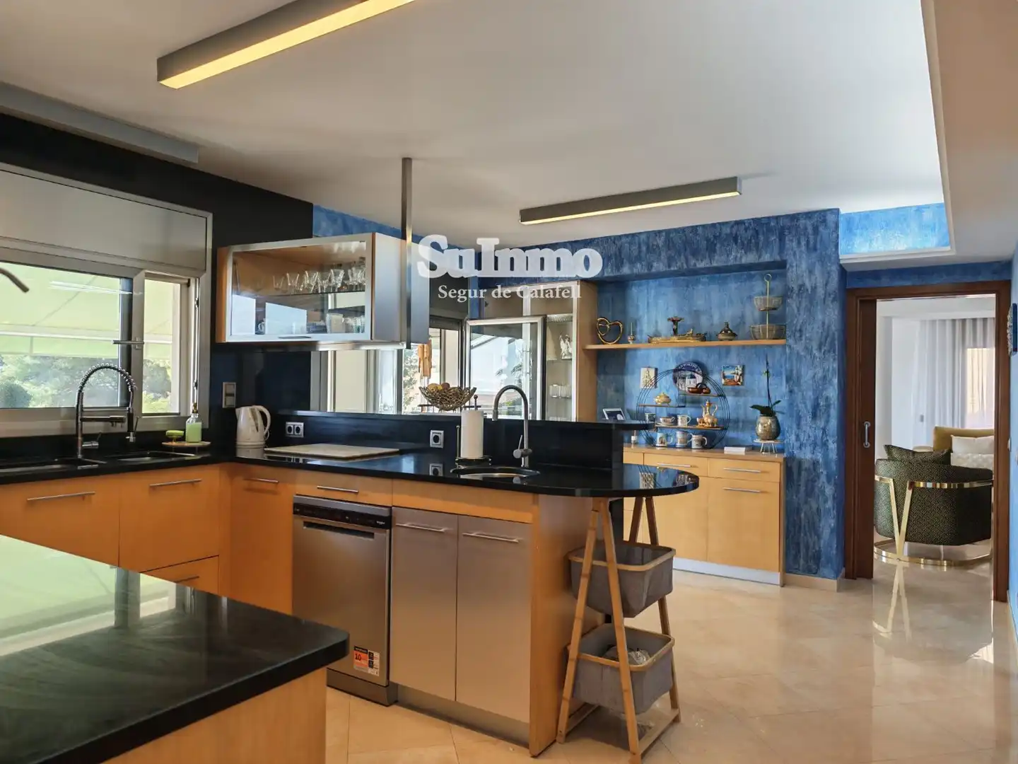 Cocina de Casa o chalet en venta en Calafell con Aire acondicionado, Calefacción y Jardín privado