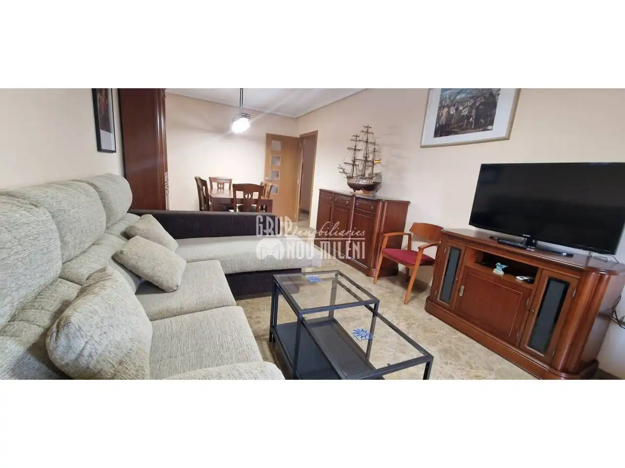 Living room of Flat for rent in Catarroja  with Air Conditioner, Heating and Terrace