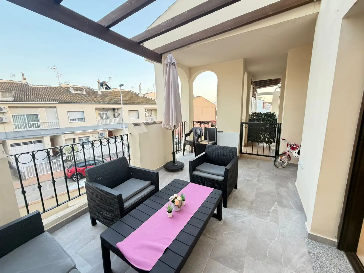 Terraza de Casa o chalet en venta en San Pedro del Pinatar con Aire acondicionado, Calefacción y Amueblado