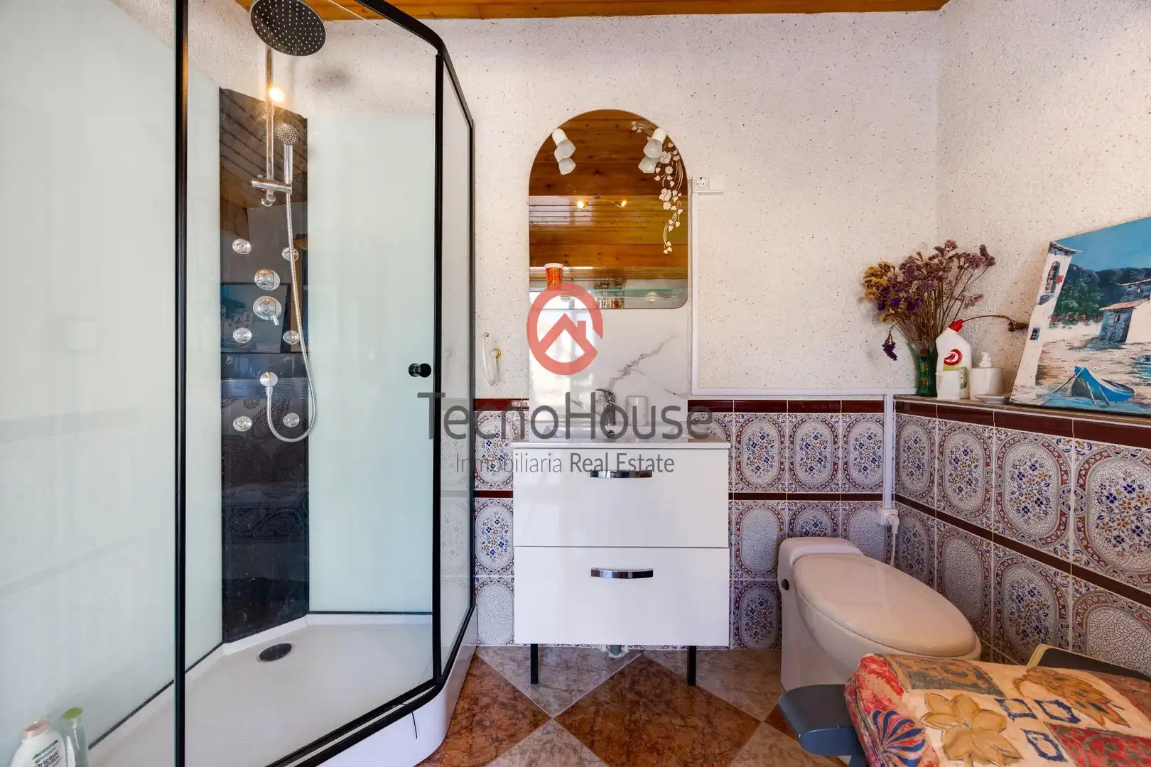 Baño de Casa adosada en venta en Orihuela con Aire acondicionado, Jardín privado y Amueblado