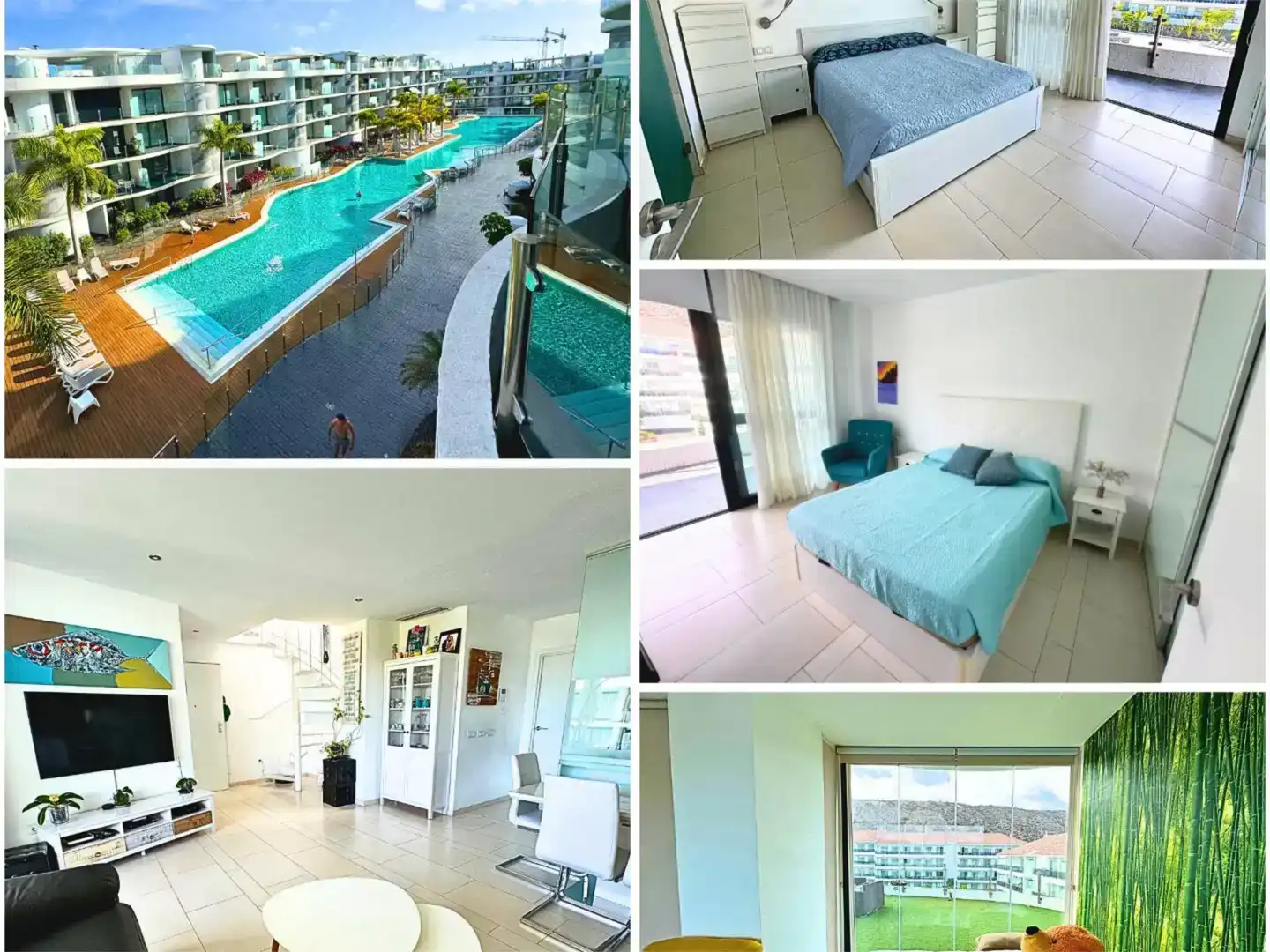 Vista exterior de Dúplex en venda en Arona amb Aire condicionat, Piscina i Balcó