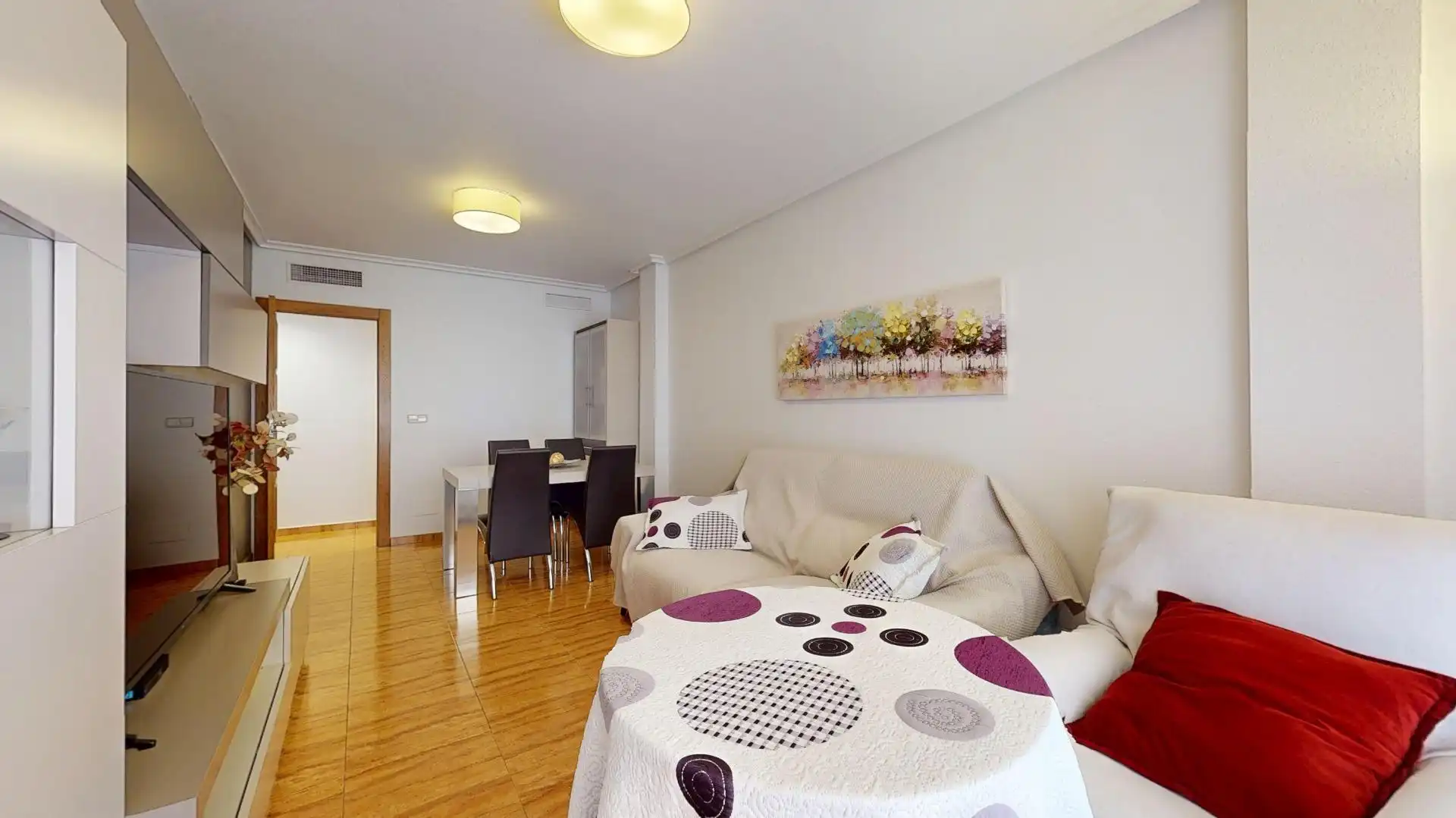 Sala d'estar de Pis en venda en Murcia amb Traster