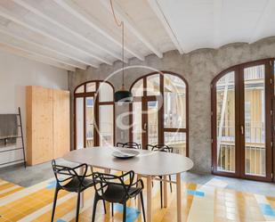 Dining room of Flat to rent in  Barcelona Capital  with Air Conditioner, Terrace and Balcony