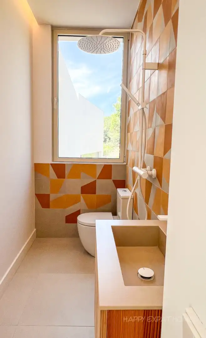 Bathroom of Houses for sale in Sant Pere de Ribes  with Air Conditioner, Heating and Private garden
