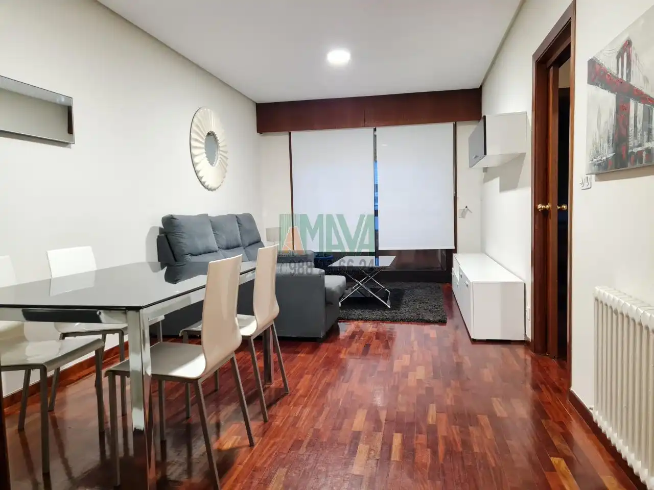 Wohnzimmer von Wohnungen zur Miete in Ourense Capital  mit Heizung, Abstellraum und Möbliert