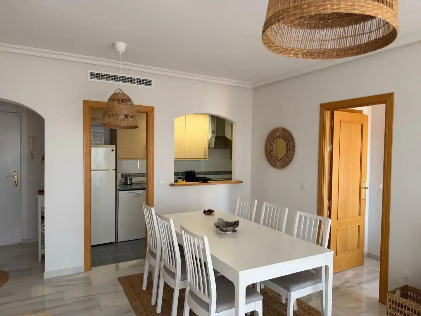 Esszimmer von Wohnung zum Verkauf in Mutxamel mit Klimaanlage, Schwimmbad und Balkon