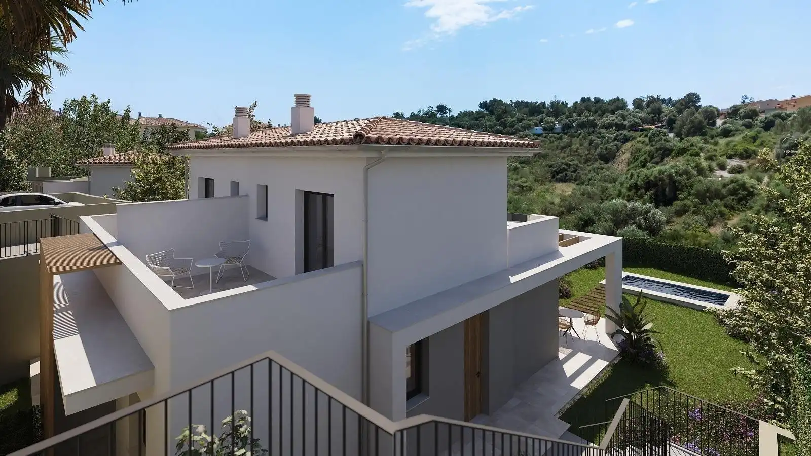 Casa aparellada amb piscina en venda a Cala Magrana - Cala Anguila - Cala Mendia, imagen 15