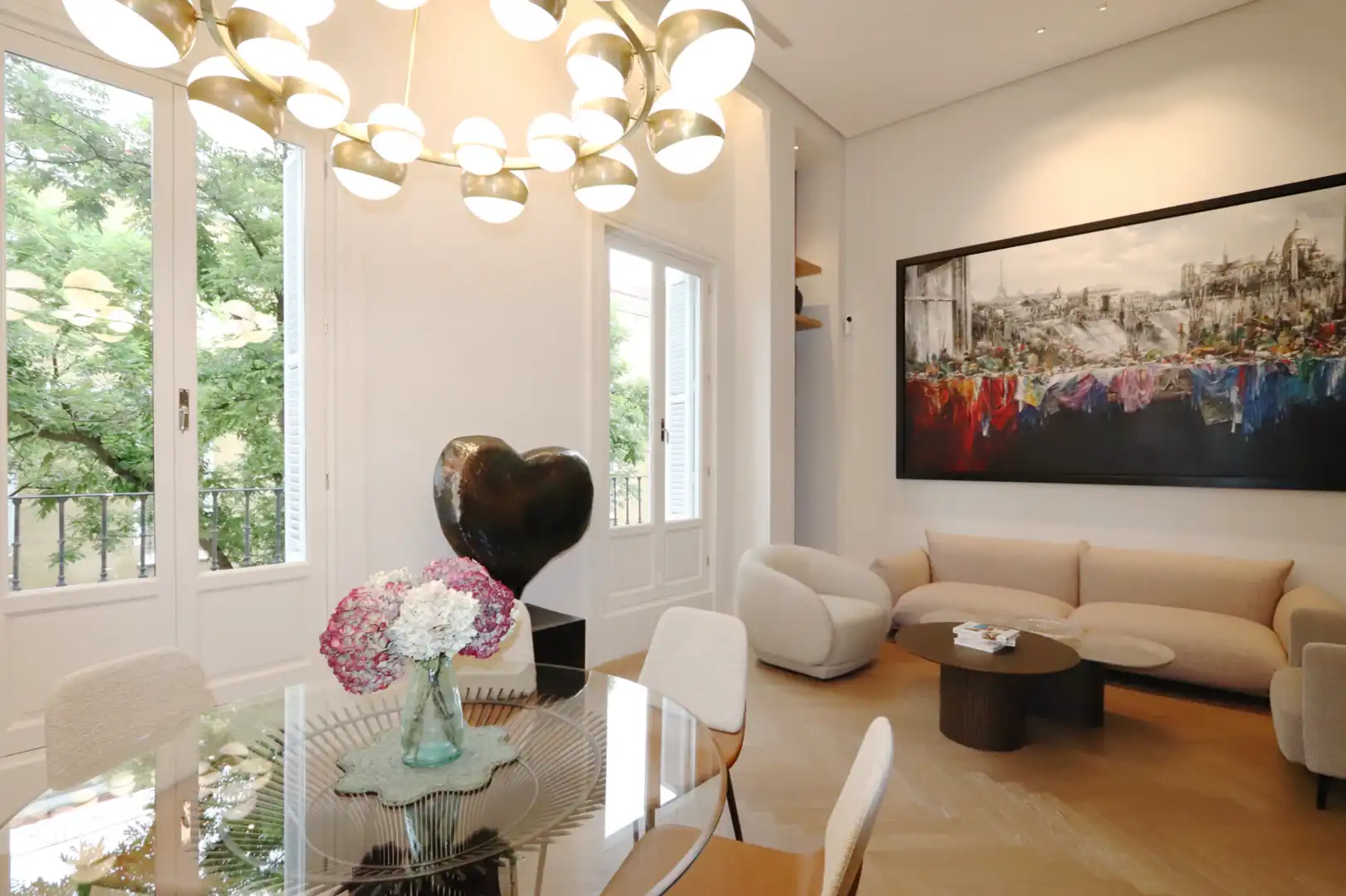 Sala de estar de Piso en venta en Madrid con Aire acondicionado, Calefacción y Parquet
