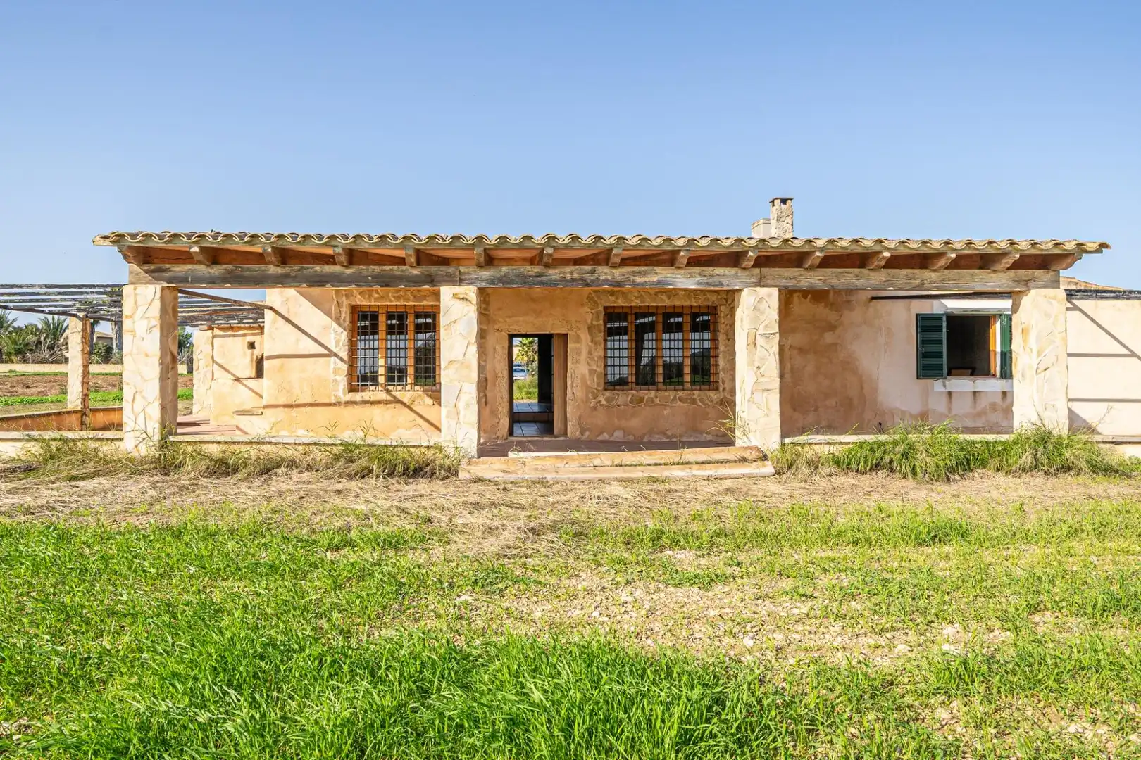 Vista exterior de Finca rústica en venda en Montuïri amb Calefacció, Jardí privat i Terrassa
