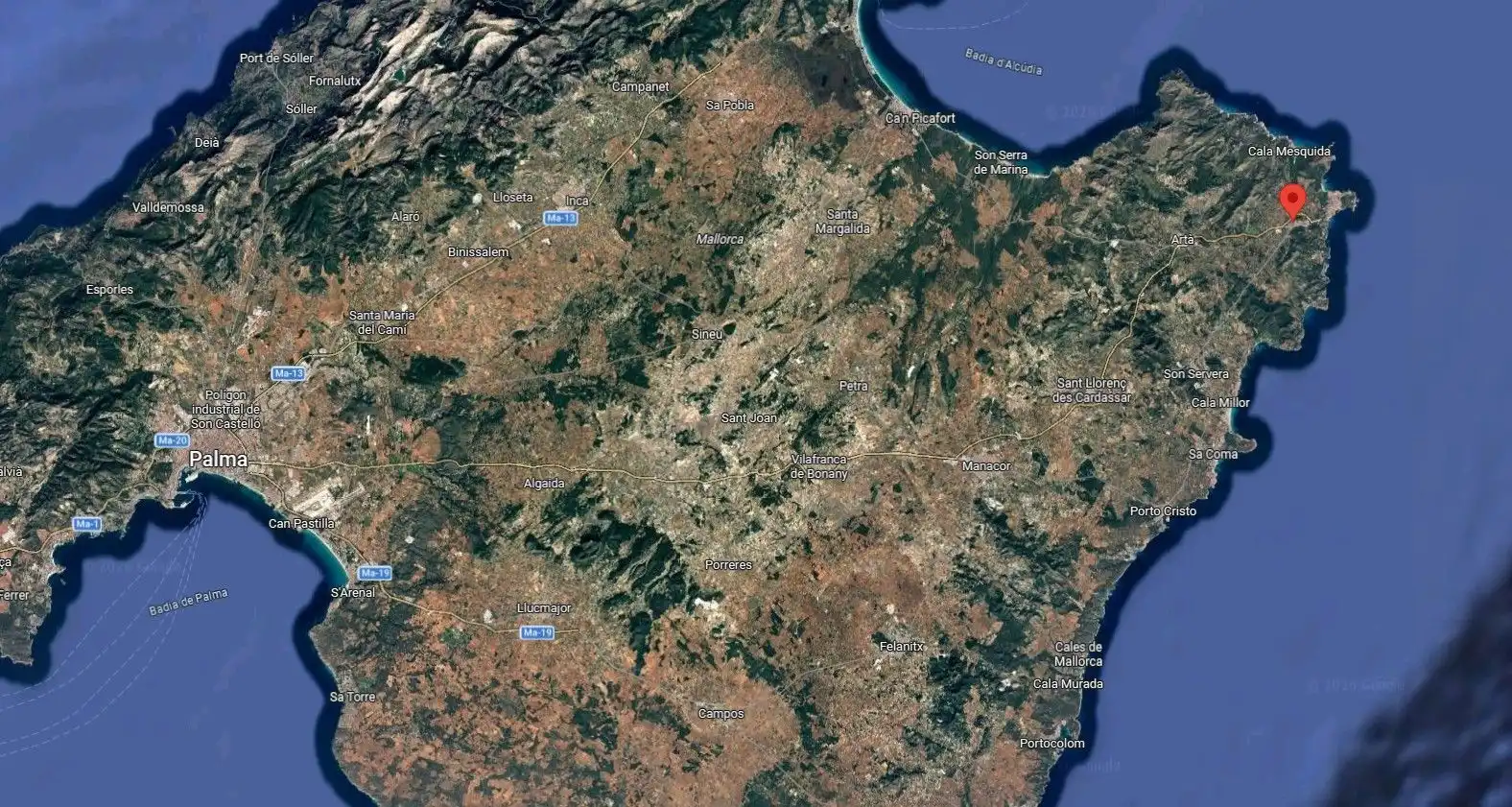 Terreno en venta en Capdepera