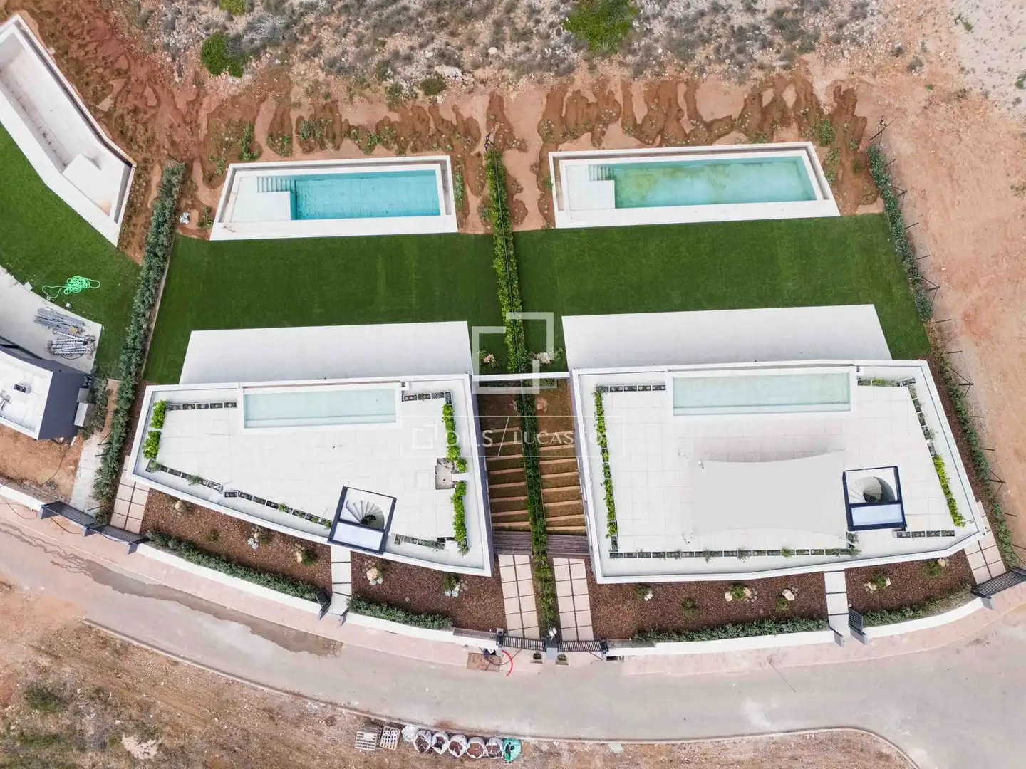 Swimming pool of Houses for sale in Es Mercadal  with Air Conditioner, Private garden and Terrace
