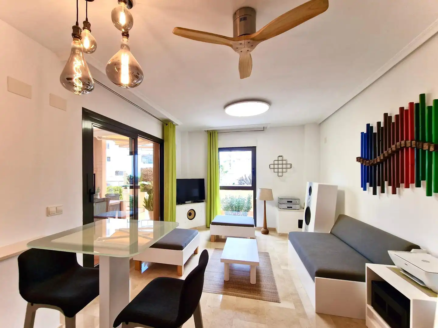 Living room of Apartments for sale in Dénia  with Air Conditioner, Heating and Private garden