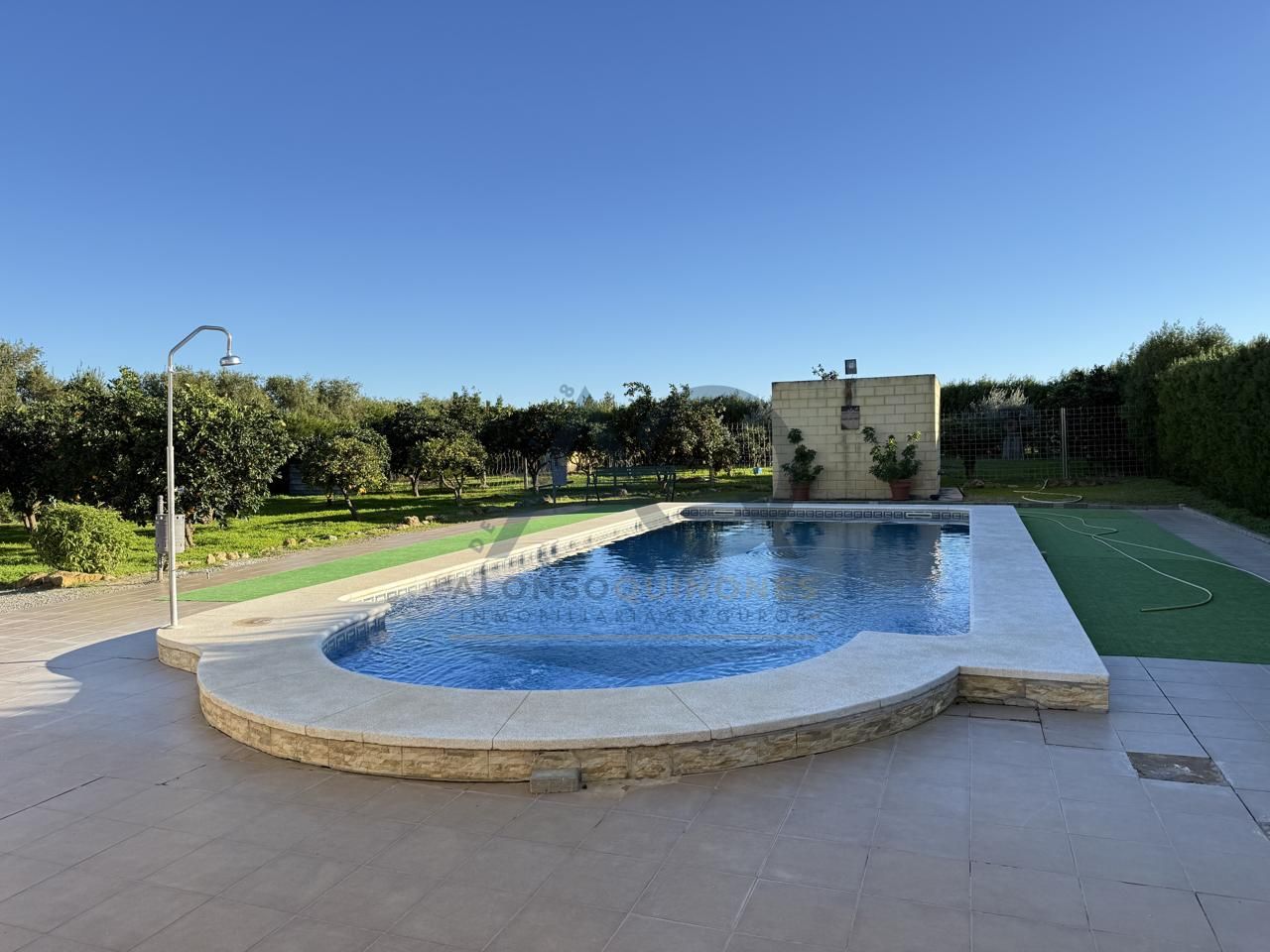 Swimming pool of Country house for sale in Alcalá de Guadaira