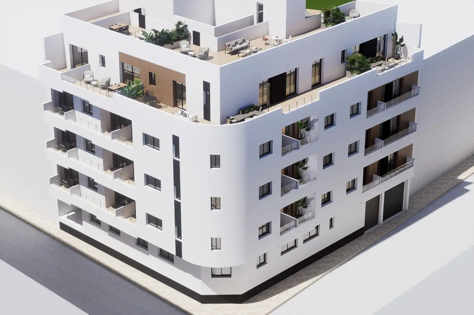 Außenansicht von Erdgeschoss zum Verkauf in Torrevieja mit Terrasse