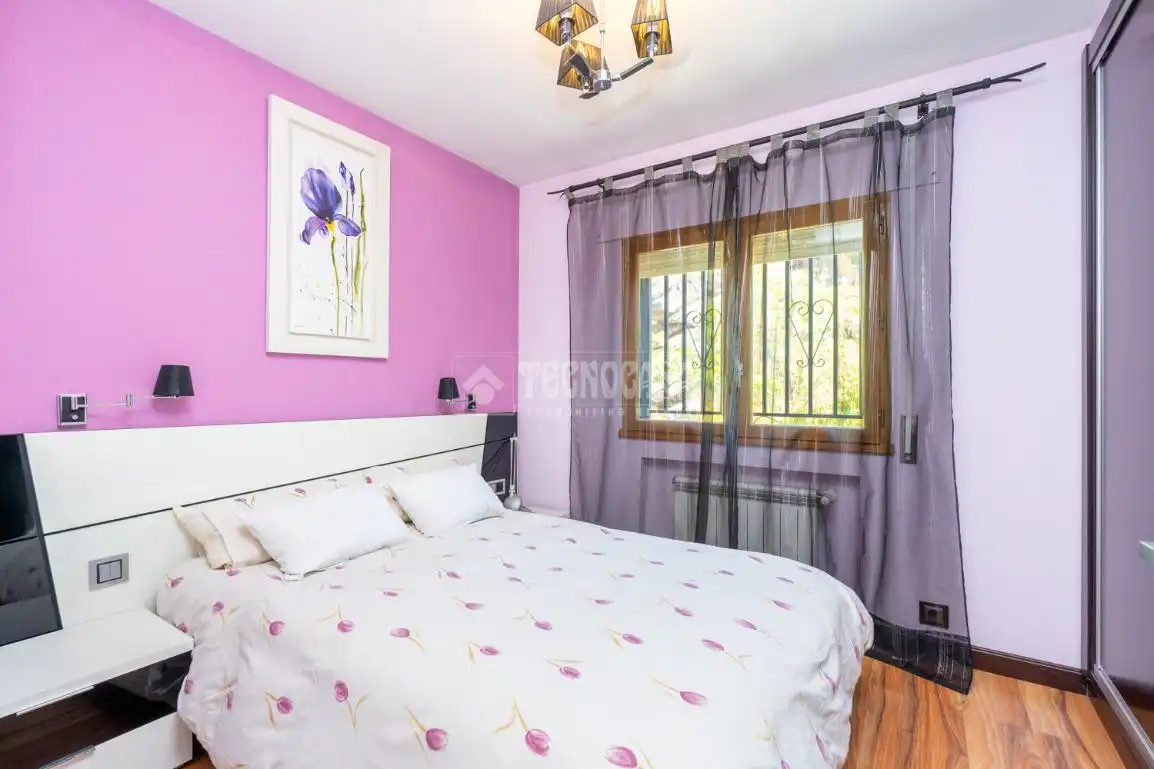 Bedroom of Detached homes for sale in Manzanares El Real  with Heating, Private garden and Terrace