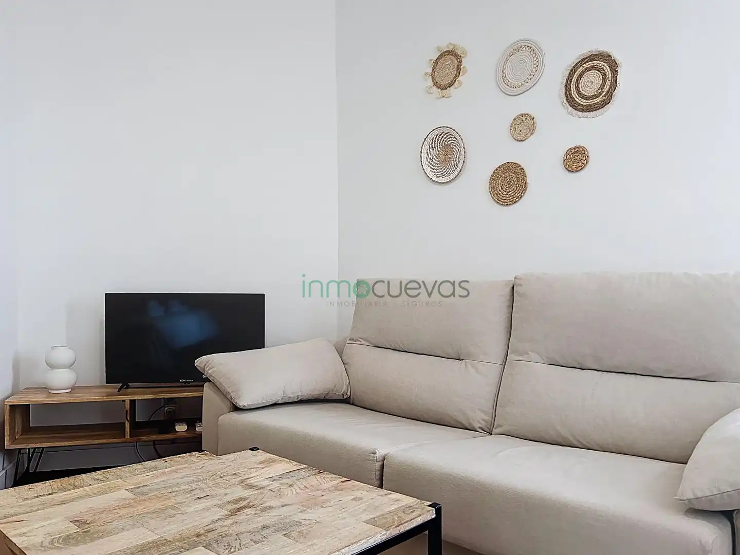 Sala de estar de Estudio en venta en Mojácar con Aire acondicionado, Jardín privado y Terraza