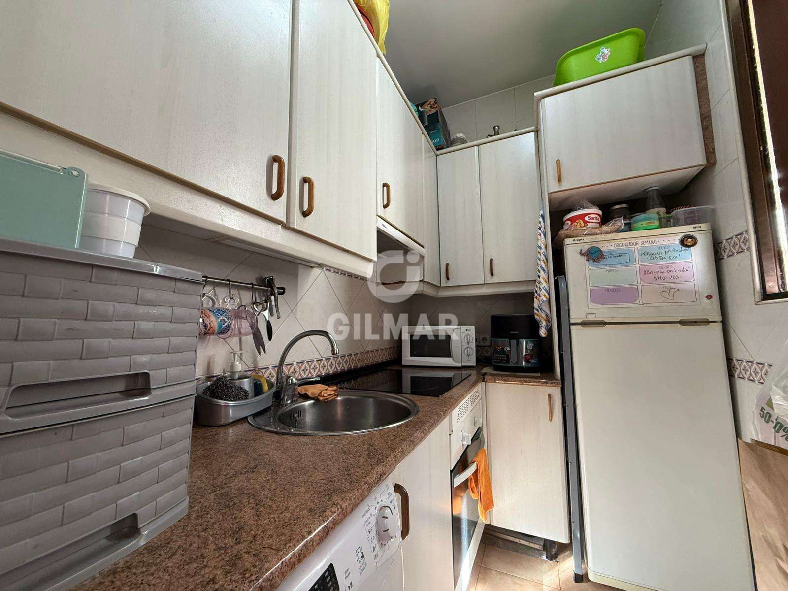 Kitchen of Flat for sale in  Madrid Capital  with Heating