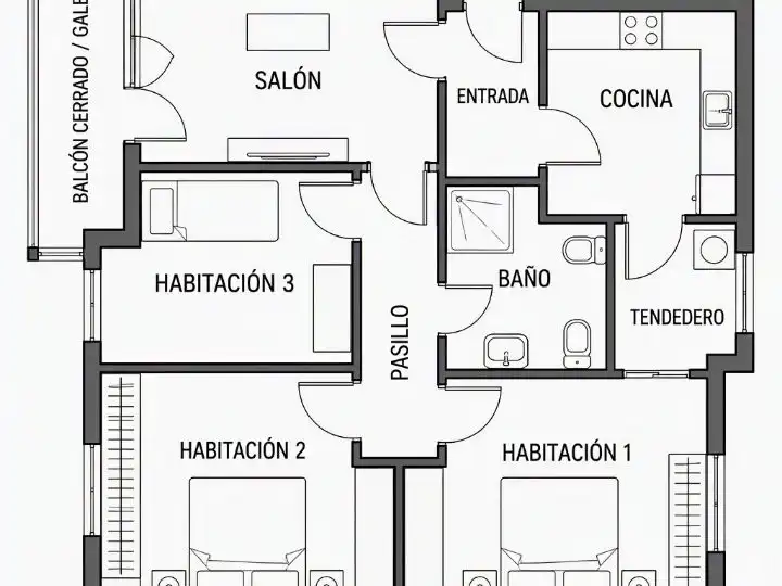 Piso en venta en Santoña con Balcón