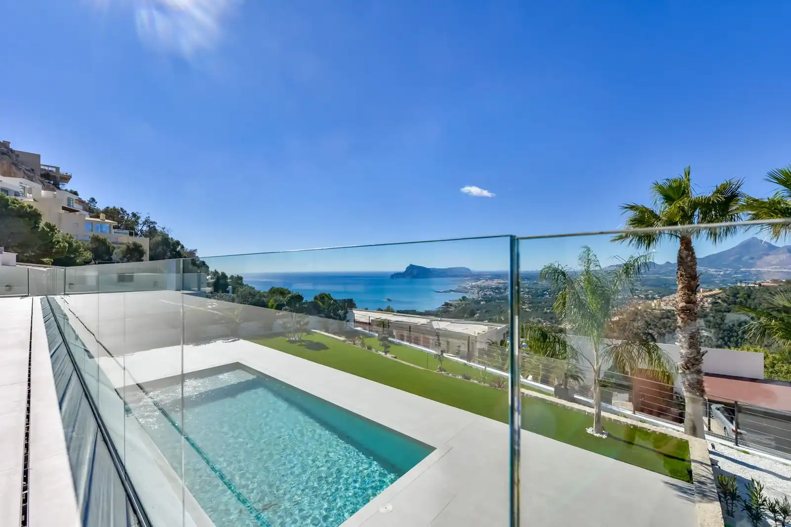 Piscina de Casa o chalet en venta en Altea con Aire acondicionado, Calefacción y Jardín privado