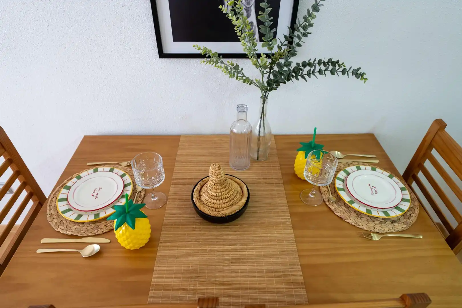 Esszimmer von Maisonette zum Verkauf in Mojácar mit Klimaanlage, Privatgarten und Terrasse